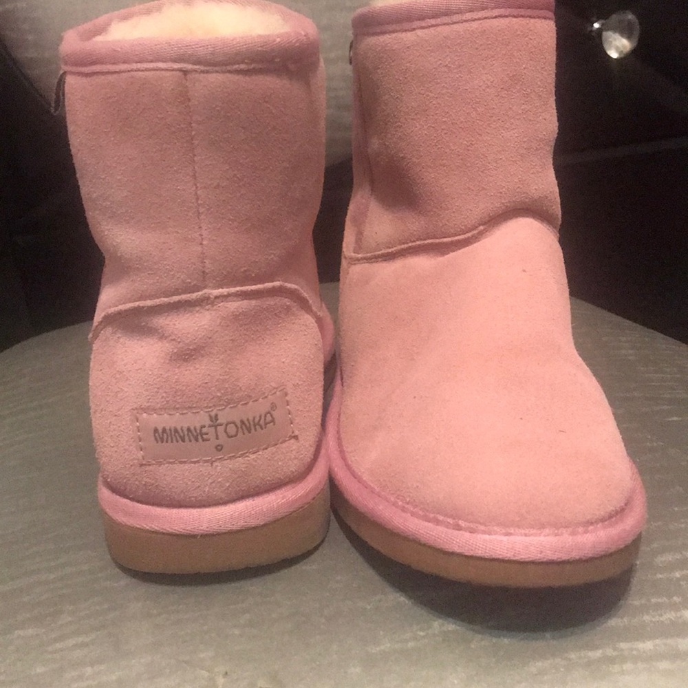 Pink boots